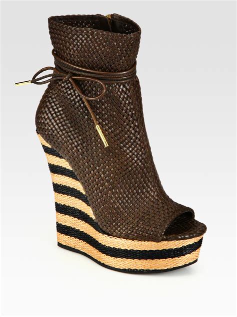 burberry wedge boots.